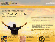 Tablet Screenshot of celiacdiseasedna.com